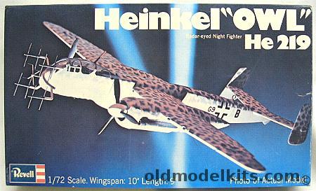 Revell 1/72 Heinkel He-219 Owl, H160 plastic model kit